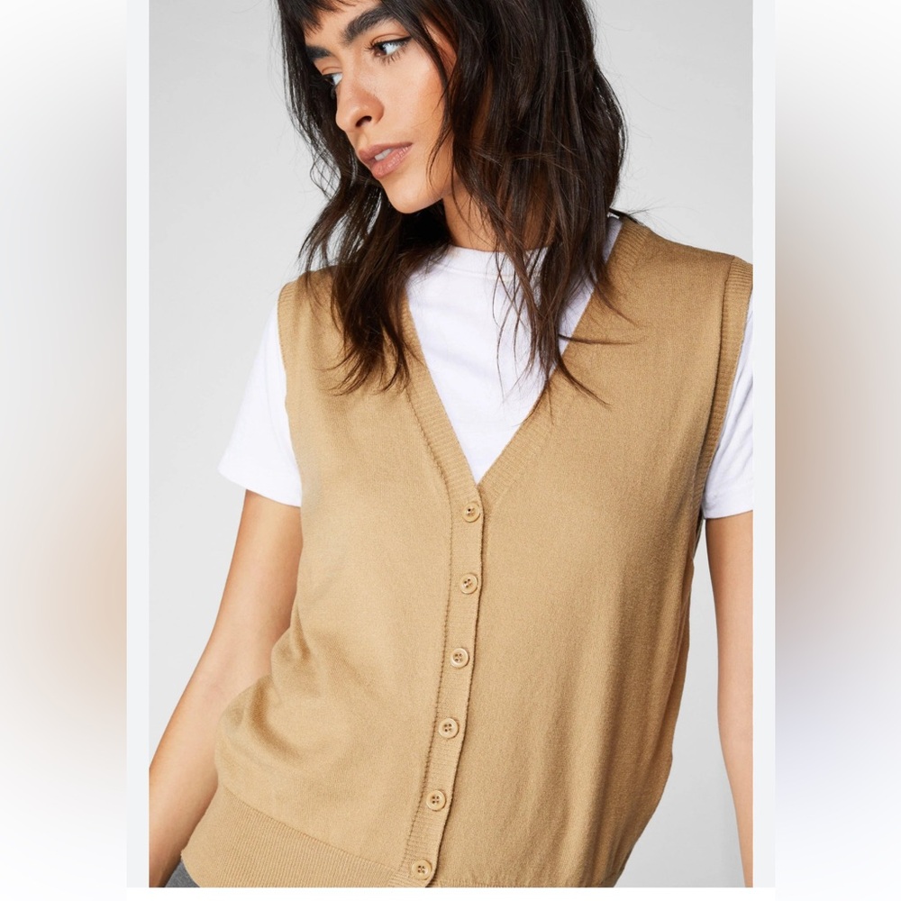 OAK + FORT Beige Knit Top